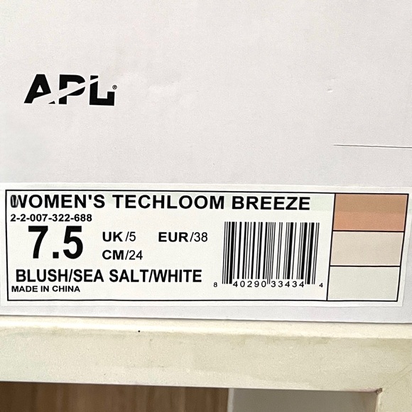 APL Techloom Breeze W 7.5 Blush/Sea Salt/White - Picture 8 of 8